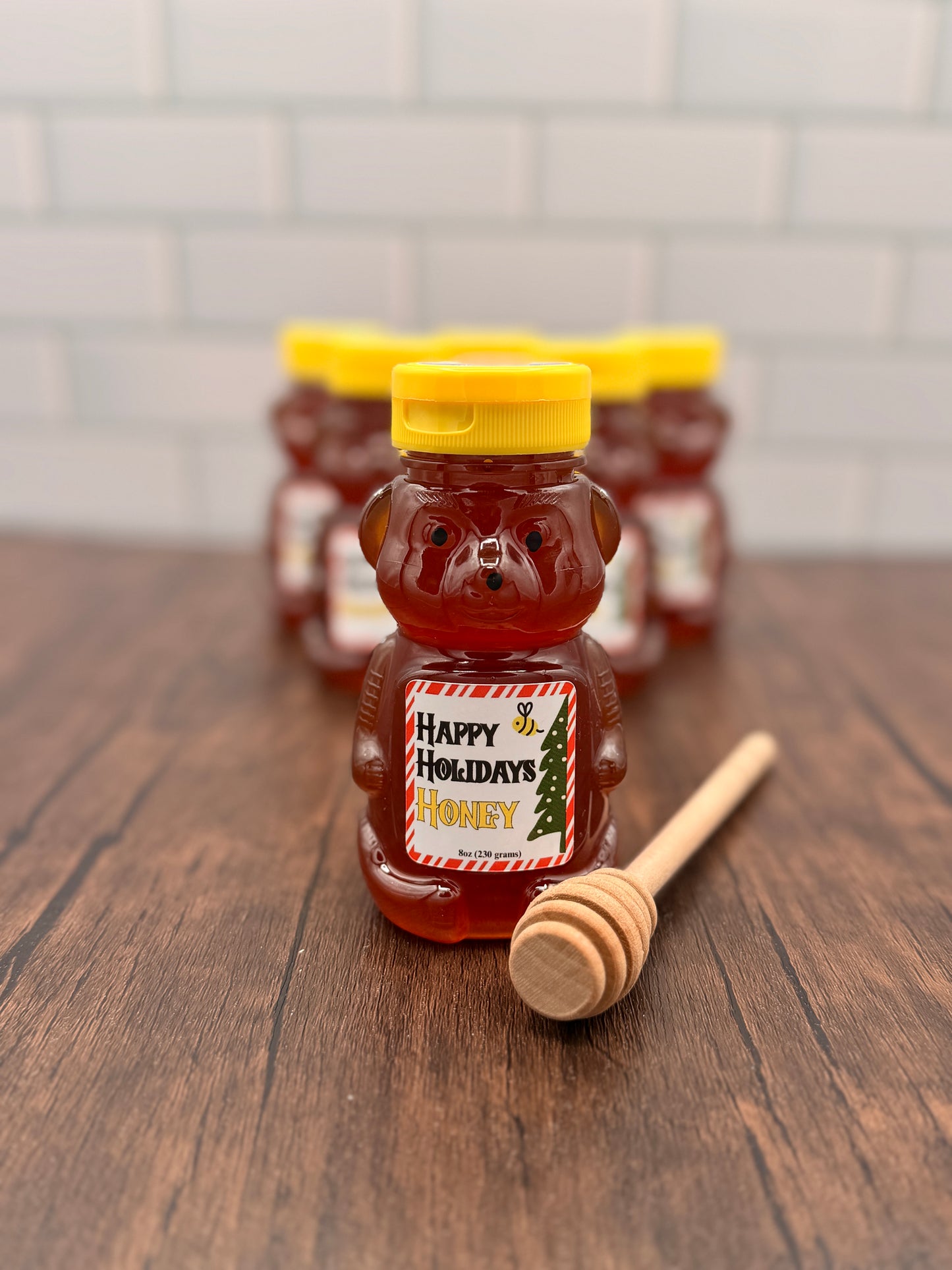 Holiday Honey Bear 6-Pack