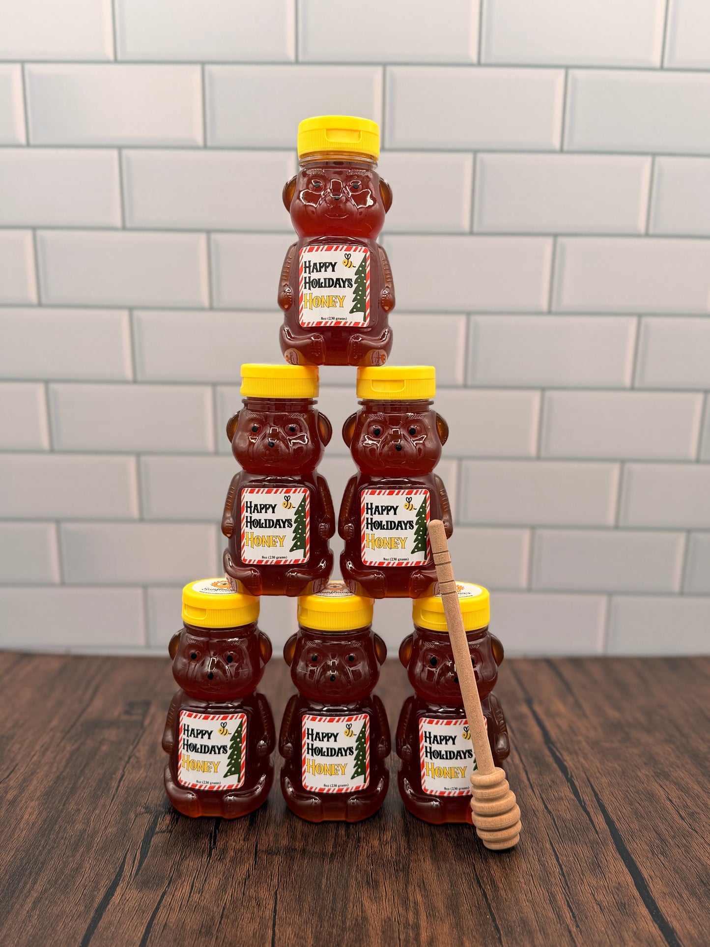 Holiday Honey Bear 6-Pack