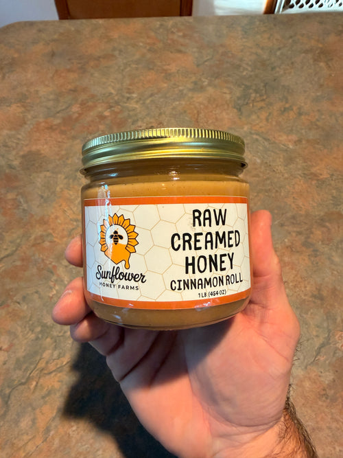 Cinnamon Roll Creamed Honey